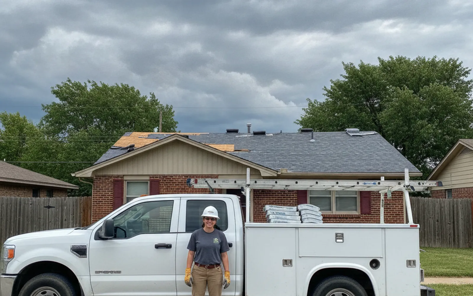 Wichita Roofing service crew